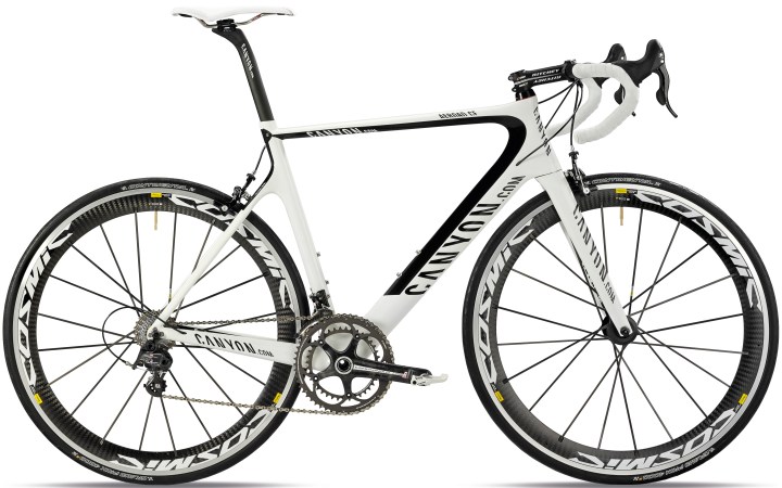canyon aeroad cf white black record 2013