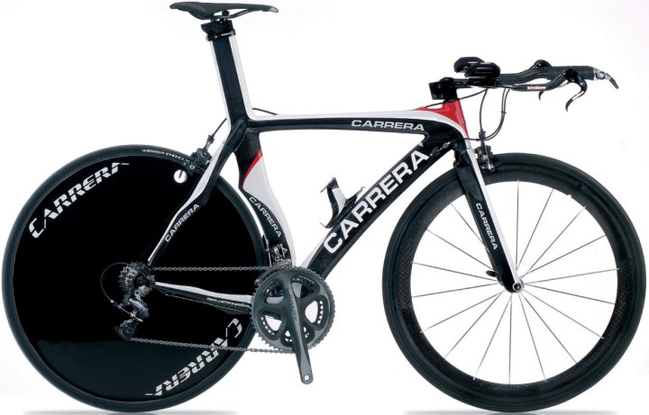 Carrera Crono Carbonio black white red 2013 tt
