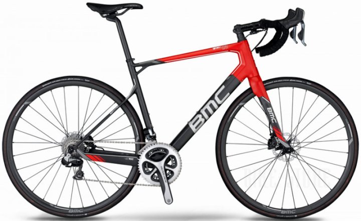 BMC 2014 Gran Fondo GF01  Durace Di2 Disc  red black