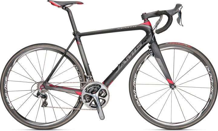 2014 jamis xenith sl black red dura ace