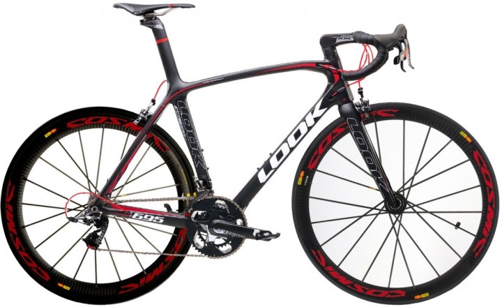 2014 look 695 light sram red black matte
