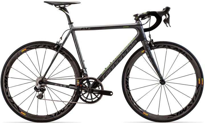 Cannondale SuperSix Evo Hi-MOD Dura Ace Di2 2014 black green