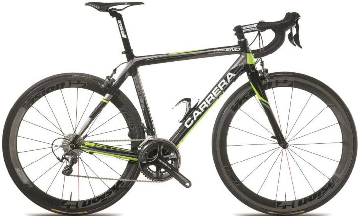 carrera veleno lime black 2014 ultegra