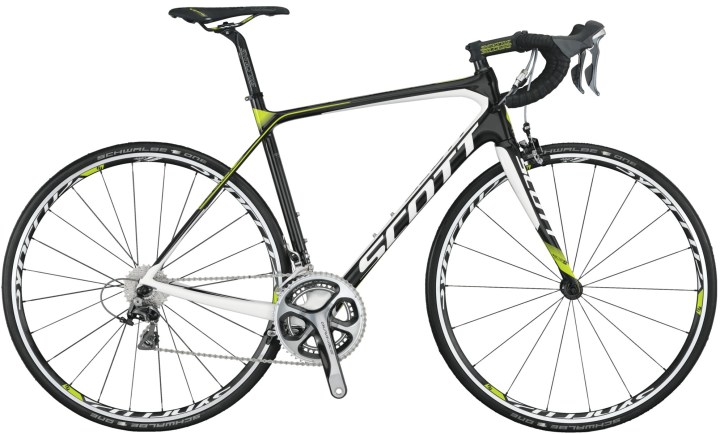 Scott solace 10 dura ace lime black 2014