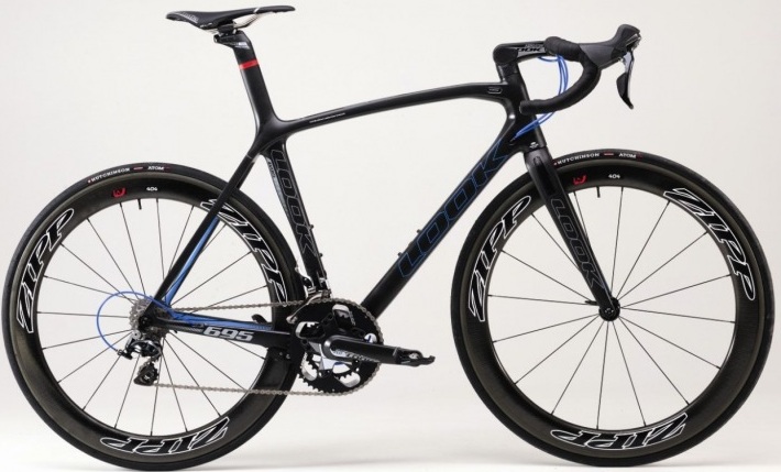 Look 695 AEROLIGHT 2014 CARBON FLASH BLUE MAT