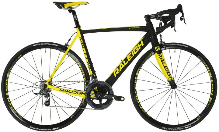 Raleigh Militis Race 2014 yellow black sram force