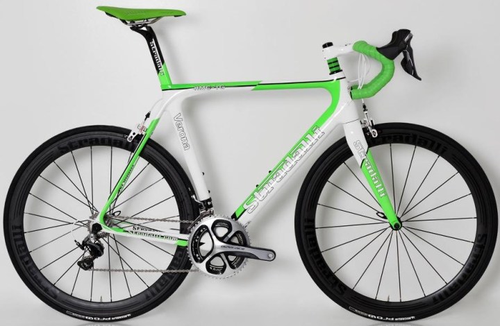 Stradalli verona 2014 white green dura ace