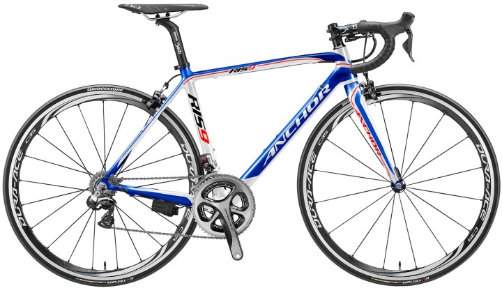 Anchor ris9 blue red white dura ace di2 2014