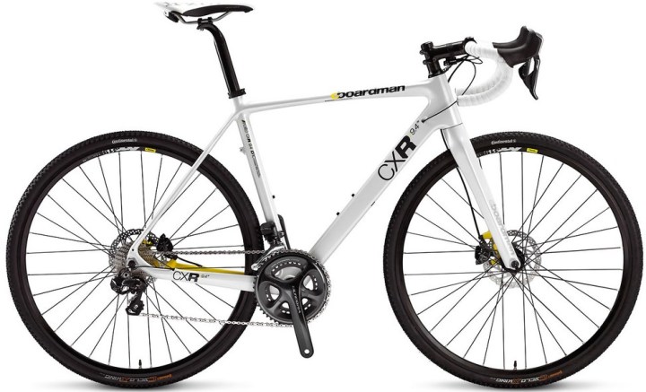 Boardman CXR 9.4 2014 disc cx white ultegra