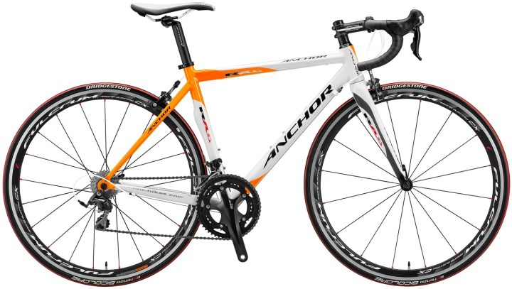 Anchor RA6 equipe shimano 105 orangte white 2014