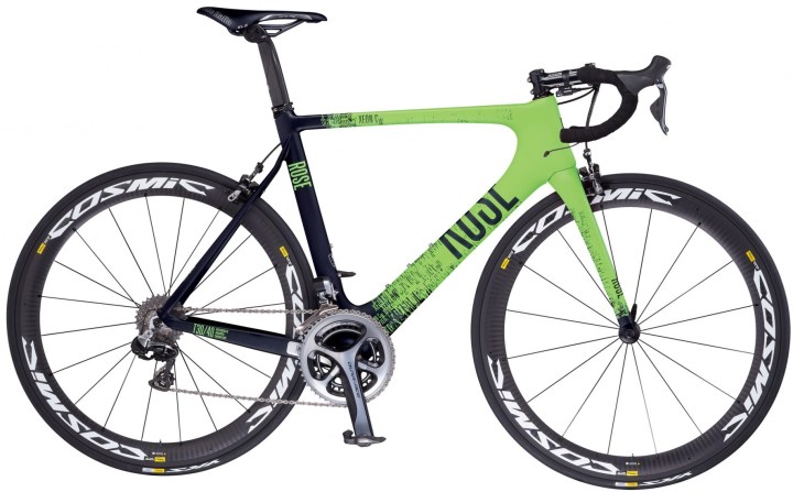Rose Xeon CW 2014 lime green dura ace