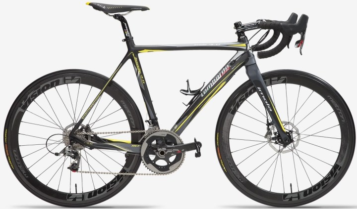 2014 Lombardo Imola 4.0 disc sram red yellow black