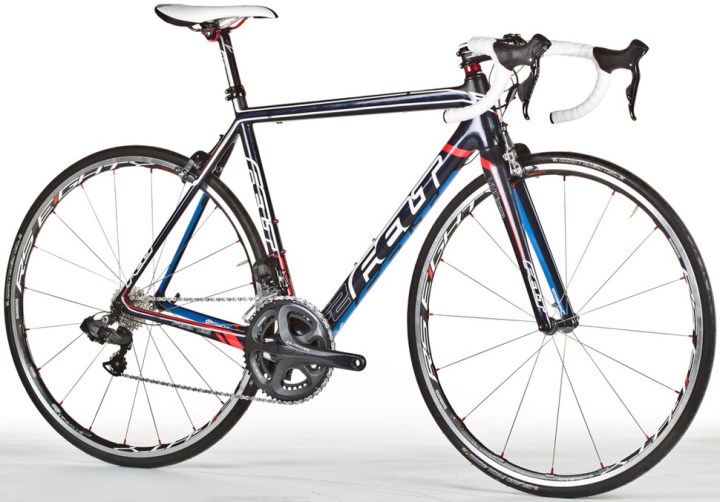 Felt F2 Ultegra Di2 2014 red blue black