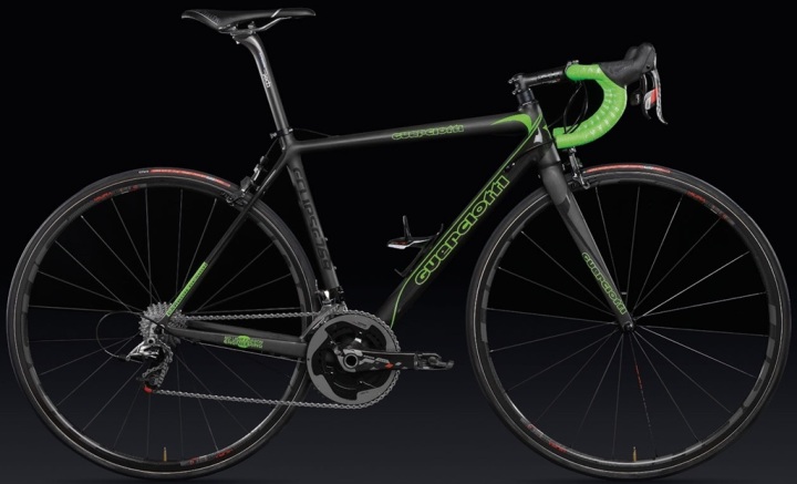 Guerciotti eclipse sram red lime green 2014