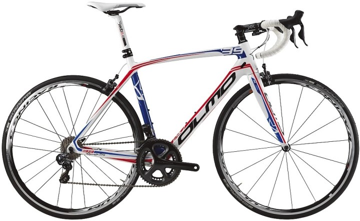 Olmo-Trentanove- ultegra 2014 red white blue