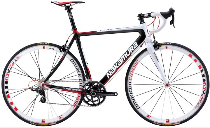 Nakamura Pursuit 6.0 2014 white red sram 2