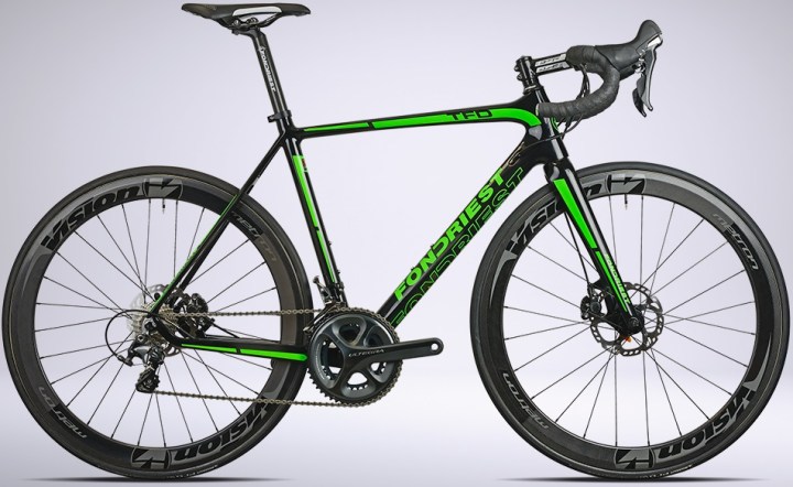 2015 Fondriest TF Disk disc green black ultegra 2