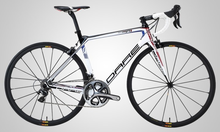 Dare MR1 white red blue dura ace 2015