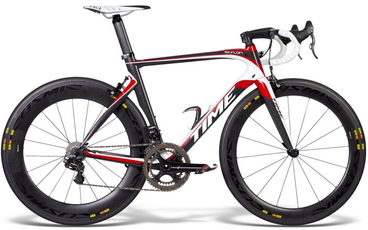 Time Skylon-Team_bike 2015 red white black campy