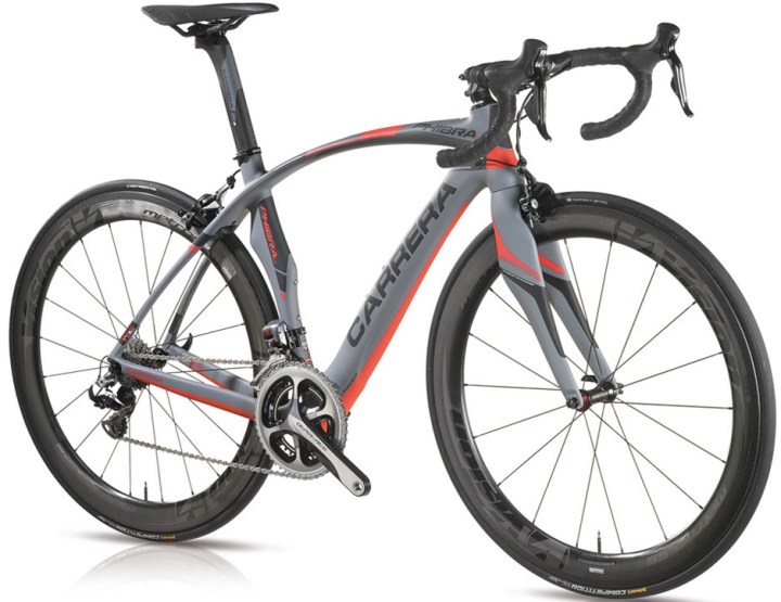 2015 Carrera Phibra Evo grey red dura ace