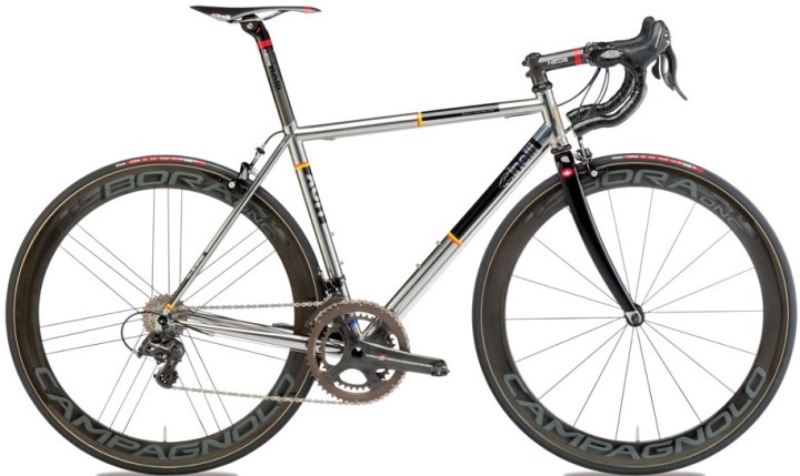2015 Cinelli XCR stainless steel campy