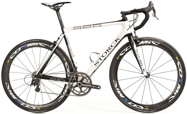 2015 Storck Aernario white black campy super record