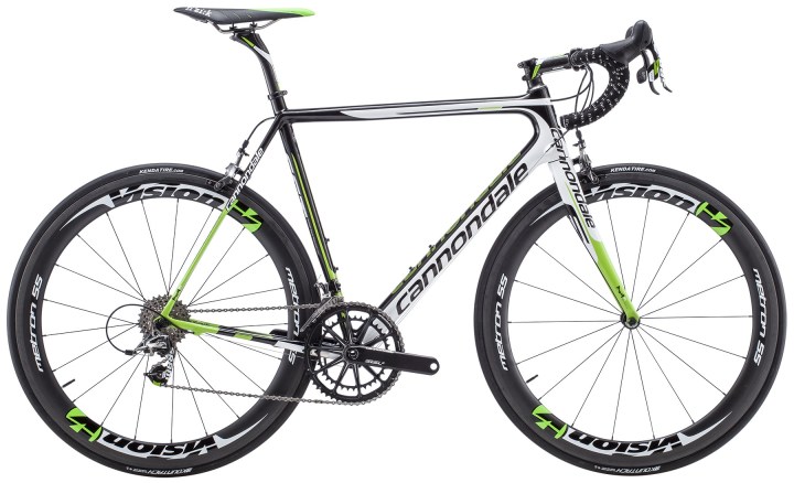 2015 Cannondale Supersix Evo Hi-Mod Team sram red lime black