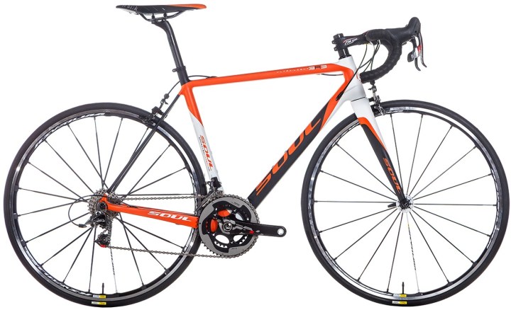 2015 Soul 3R3 orange sram red