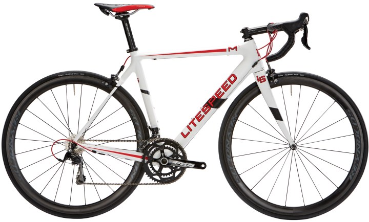 2015 Litespeed M1 white red shimano 105