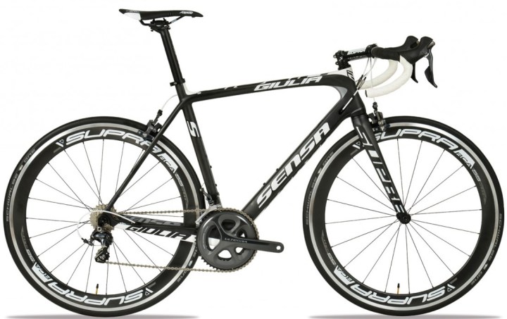 Sensa giulia ultegra 2015 black white