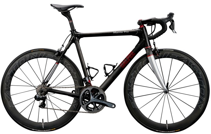 Calfee-Manta-Drive-Side-Profile_Easton 2013 dura ace red black