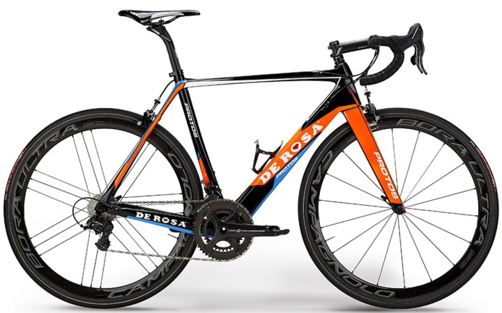 2016 De Rosa Protos orange blue campy
