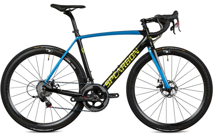 2016 SPCARBON_SKYLINE_PRO_Disc_road_bike_SRAM_Red blue yellow