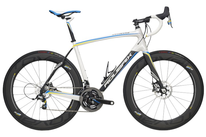 2016 Specialized Power Twins Roubaix light blue srams red disc