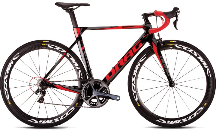 2016 Drag Bluebird Aero red black dura ace