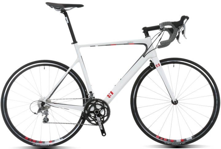 13 Bikes Intuition Alpha white red ultegra