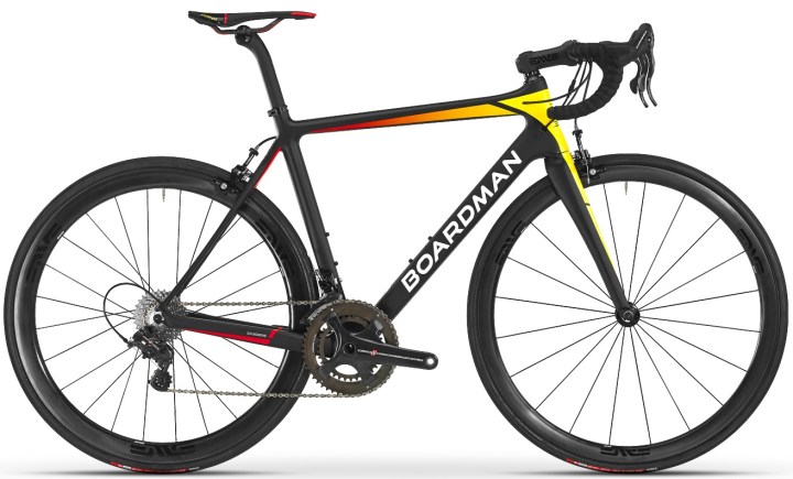 2016 Boardman SLR Endurance Signature yellow red campy super record