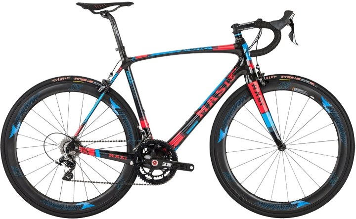 2016 Masi Evoluzione red light blue dura ace